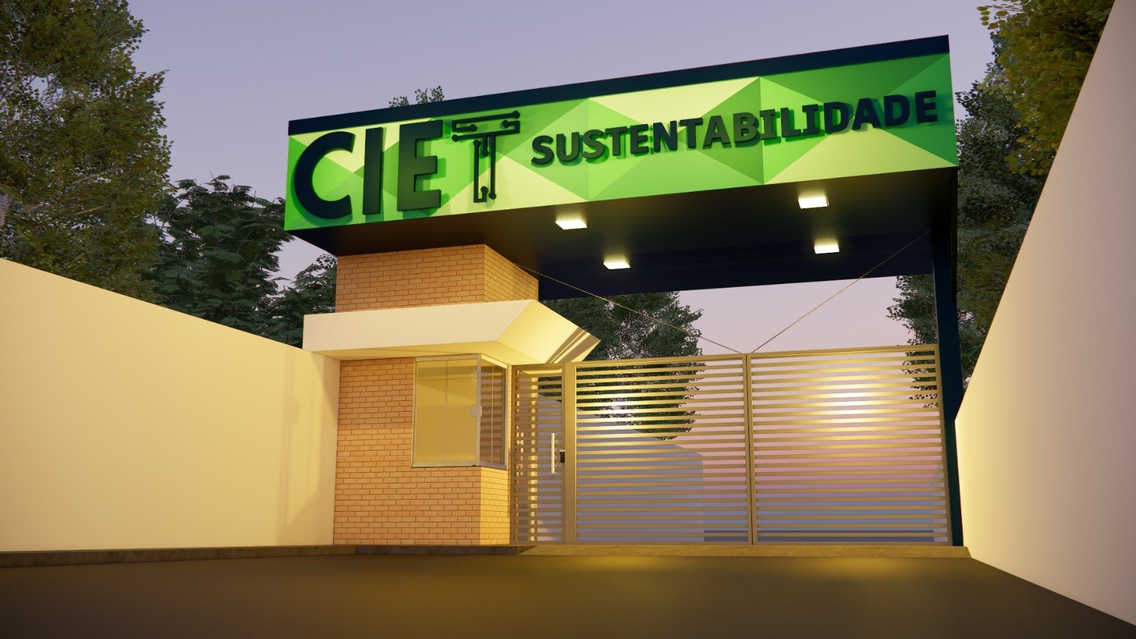 Entrada do Parque Ambiental do CIET